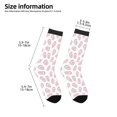 thumbnail image 2 of Fuzoiu Easter bunny footprint Print Kids Socks For Boys Girls,Grip Crew Socks with Non Slip,Lightweight Stretch Crew Socks,Toddlers Crew Boot Socks, 2 of 5