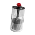 thumbnail image 2 of Organizador de maquillaje transparente multiusos con elevación automática para brochas de maquillaje Rojo y negro, 2 of 9