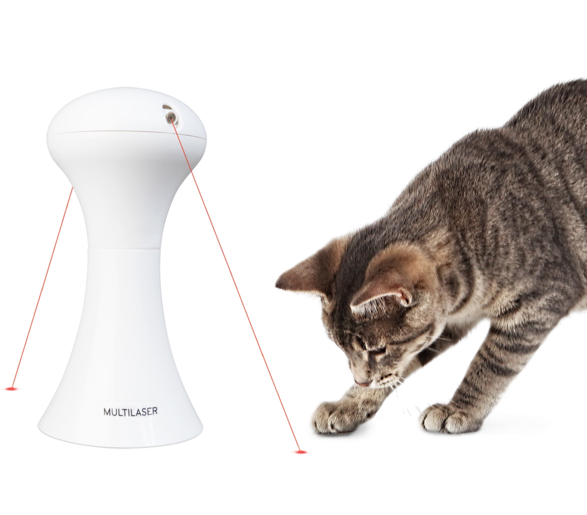 Playdot Battery Operated Automatic Laser Pointer Cat Toy Interactive Cat Toy 