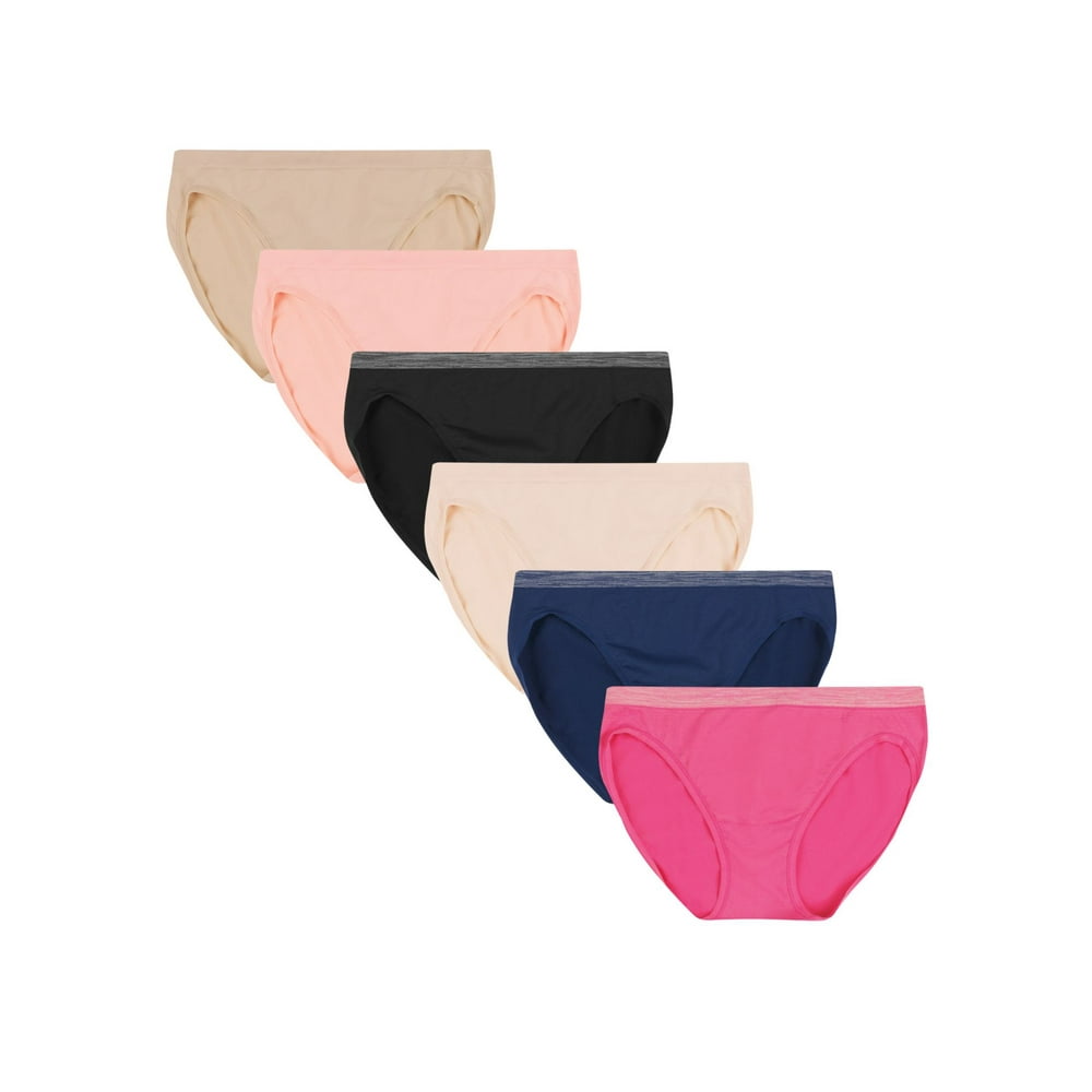 Hanes Hanes Women's Comfort Flex Fit Seamless Bikini Underwear, 6