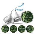 thumbnail image 1 of Darling Souvenir 190-Pack Custom Bridal Shower Personalized Stickers Candy Labels-Dark Green, 1 of 2