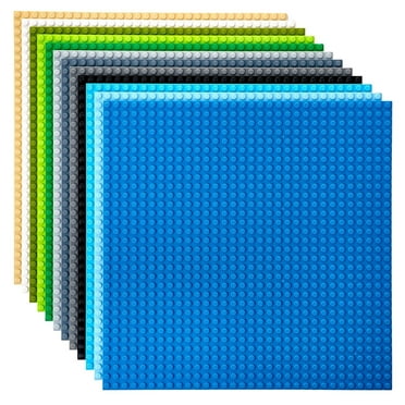 Strictly Briks Large Classic Building Bricks for Towers, Shelves, Nature Colors, 12 Pack, 10x10 inches