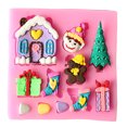 thumbnail image 1 of Fondant Mold Universal Silicone Christmas Patterns Cookie Mold Baking Mold for Christmas, 1 of 9