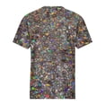 thumbnail image 5 of Liquidation! Uooqdmx Hauts Scintillants pour Femmes, Hauts à Sequins pour Femmes, Chemises à Manches Courtes pour Femmes, T-Shirt Décontracté à Col Rond Imprimé à Sequins, Hauts de Printemps pour Femmes 2025, Argent 2 TTG, 5 of 5
