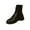 Black 2, variant on Wensltd Women's Ankle Boots Low Chunky Block Heel Slip on Fall Booties Shoes