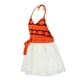 thumbnail image 5 of Disney-vestido de princesa Moana para niñas pequeñas, disfraz informal de princesa, ropa de verano hawaiana, Mini vestido sin espalda, 5 of 5