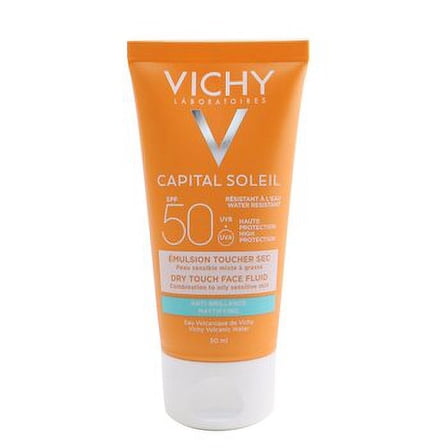 Vichy Capital Ideal Soleil SPF 50 Mattifying Face Fluid Dry Touch, 1.69 fl oz