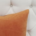 thumbnail image 2 of Home Soft Things Decorative Throw Pillow Covers, Soft Velvety Modern Double-Sided Designs, Pillow Inserts Not Included, Set of 4, 20x20 inch, Burnt Orange, 2 of 6