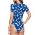 thumbnail image 4 of Easygdp Airplanes In The Sky Women'S Waist-Cinching Short-Sleeved Onesie, Olastic Onesiet,Snaps At Bottom,Easy To Put On And Take Off - X-Large, 4 of 9