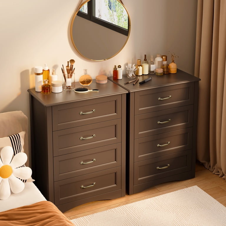 bedroom dresser dark brown Juararo This dressers commanding presence makes it a timeless focal point that enhances the overall aesthetic of your bedroom Porter - Rustic Brown -