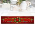 thumbnail image 1 of Camino de mesa navideño decorativo Macarena rojo rústico lavable Estilo C, 1 of 8