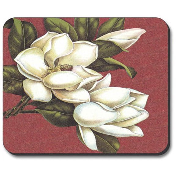 Art Plates Mouse Pad - Magnolias