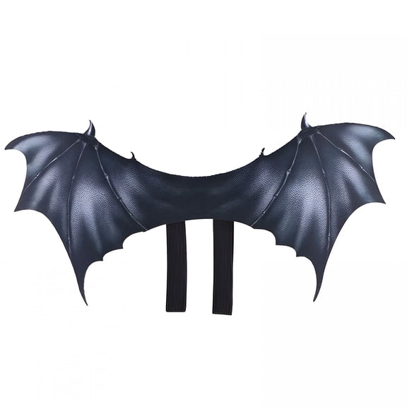 GASTROPOD Halloween Cute Pet Clothes Black Bat Wings Harness Costume Cosplay Cat Dog Halloween Party Costumes Bat Wings Pet Supplies (Black M)
