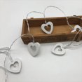 thumbnail image 4 of Naiovety Cadena de luz corazón de DIY paisaje atmósferas lámpara IP42 impermeable con pilas iluminación decoración colgante pared Kits de decoración para fiestas 1.5 m 10 luces, 4 of 6