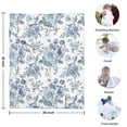 thumbnail image 4 of Pioneer Flower Floral Print Pattern Blanket,Comfortable Soft Flannel Throw Blanket,All Season,Warm Lightweight Blankets for Sofa Bed Couch Living Room Chair,30"x40", 4 of 4
