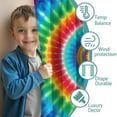 thumbnail image 3 of Blackout Kids Curtains,Colorful Tie Dye Circular Pattern Childrens Insulated Curtains Set Of 2,Bedroom Essentials,Toddler Room Decor 42"x54", 3 of 5