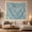 Teal Marble, variant on Marble Veins in Teal Aqua Water, Calming Elegant Abstract for Home Decor Lovers, Luxury Stone Wall Art Housewarming Gift Tapestry Wall Hanging for Bedroom, Living Room