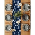 thumbnail image 6 of Tropical Beach Table Runner, Summer Coconut Tree Anchor Boat Blue White Plaid Cotton Linen Kitchen Table Decoration Washable Dining Tabletop Runners for Home Party Decor 14x72 Inches, 6 of 9