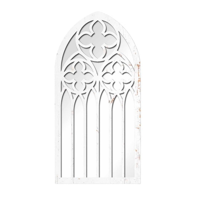 hengtong Arched Window Mirror Creative Modern Simple Rustic Wall Mirror Wall Decor Window Style A