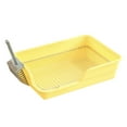 thumbnail image 1 of Rejillas de malla de acero inoxidable para inodoro, duraderas, cómodas con pared protectora cada Espaciado amarillo 18 mm., 1 of 8