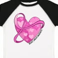 thumbnail image 4 of Inktastic Breast Cancer Awareness- Pink Ribbon Around Heart Boys or Girls Toddler T-Shirt, 4 of 5