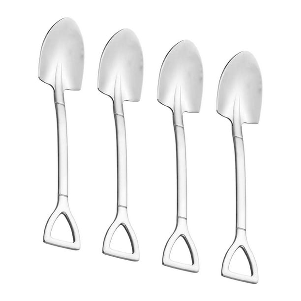 Cucharas de pala Macarena juego de cucharas de postre acero inoxidable 4 piezas