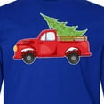 thumbnail image 4 of Inktastic Christmas Vintage Truck with Christmas Tree Long Sleeve Youth T-Shirt, 4 of 5