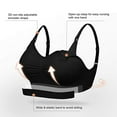 thumbnail image 6 of 3 pcs Nylon Seamless Maternity Nursing Bra with Pads, Extenders, 6 of 8