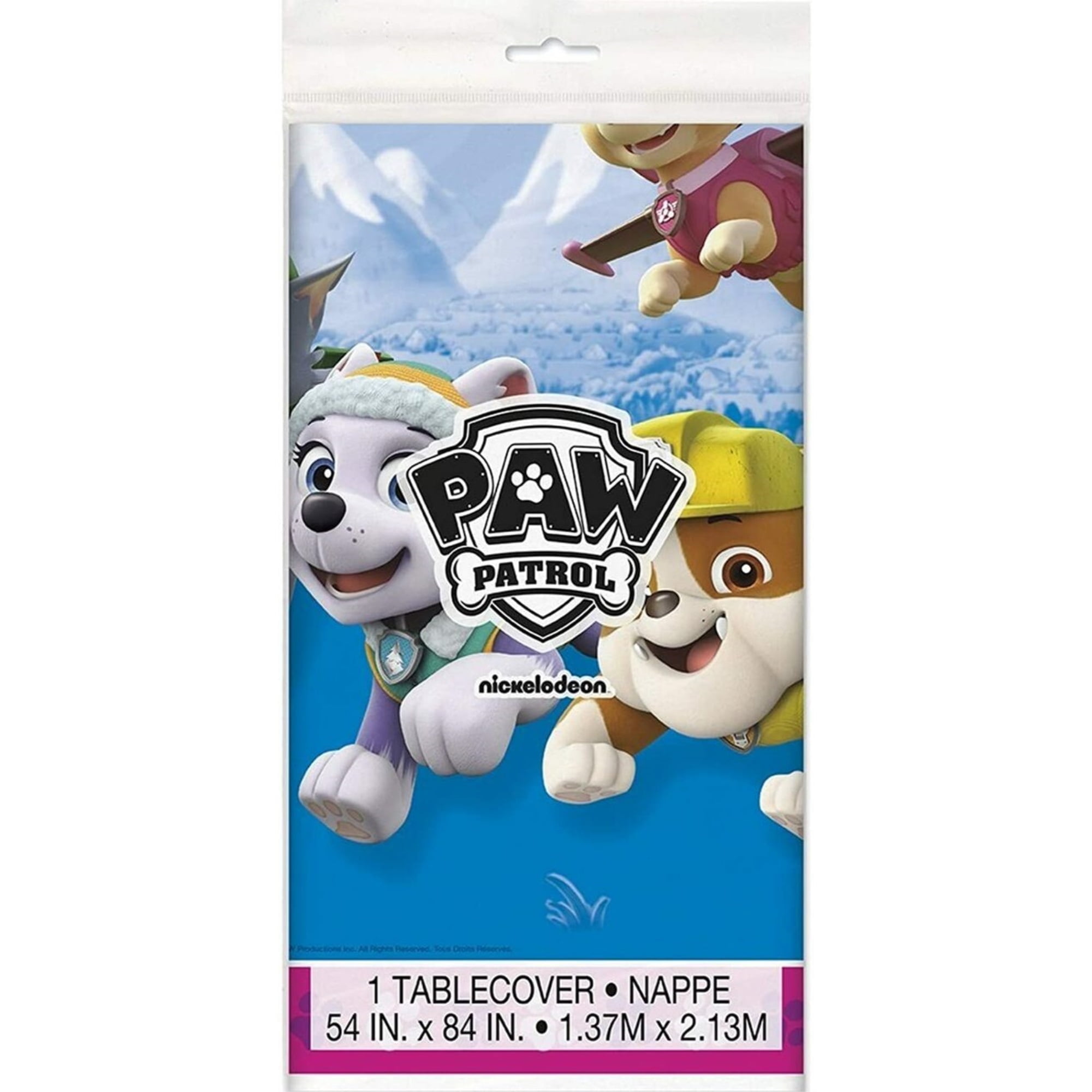 PAW Patrol Birthday Plastic Party Tablecloth, 84 x 54in - Walmart.com