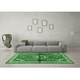 thumbnail image 3 of Ahgly Company Indoor Rectangle Persian Emerald Green Traditional Area Rugs, 2' x 5', 3 of 4