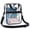 Black, variant on UNIWELL Clear Bag Stadium Approved, Unisex Crossbody Bag Adjustable Strap Shoulder Bags for Concerts Festival Sports Events Grey