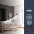 thumbnail image 5 of LUXRITE 3 In. LED Regressed Mini Panel Light, 5CCT, 9/12W, 750/1000LM, Dual Dimmable, 90 Beam, ETL Listed 4 Pack, 5 of 7