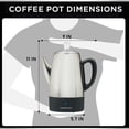 thumbnail image 2 of Cafetera eléctrica Mixpresso 10 tazas de acero inoxidable Mixpresso NA, 2 of 8