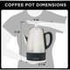 thumbnail image 2 of Cafetera eléctrica Mixpresso 10 tazas de acero inoxidable Mixpresso NA, 2 of 8