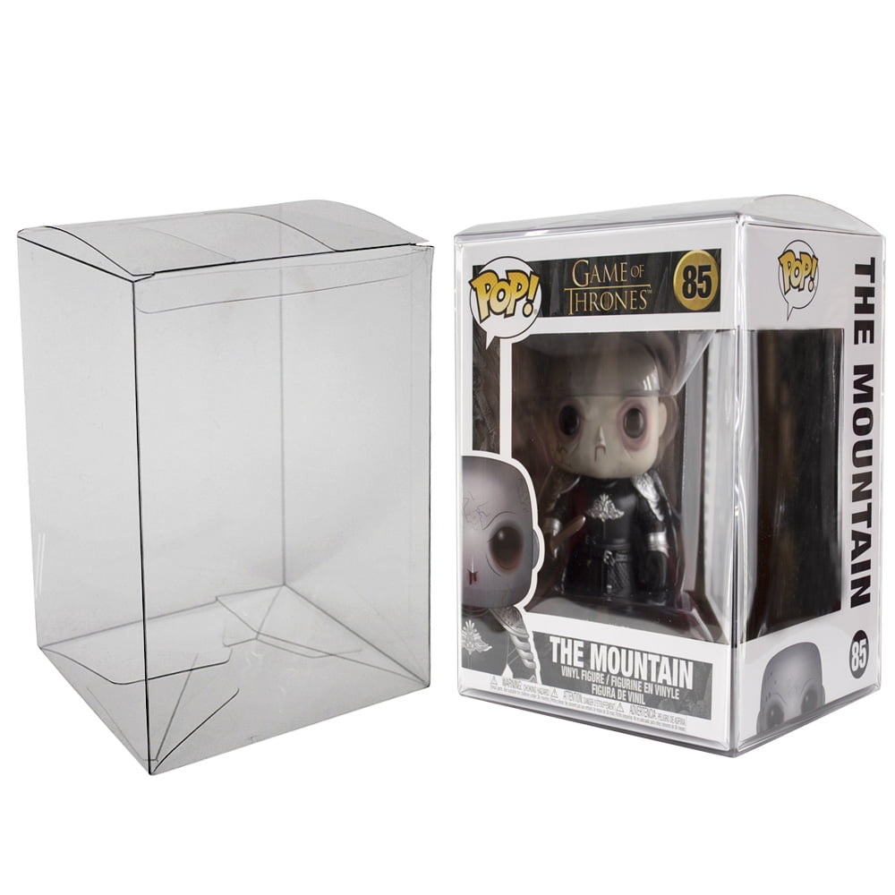 5X Clear Storage Box Doll Transparent Protector Case Funko POPs Display Holder 