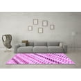 thumbnail image 3 of Ahgly Company Indoor Square Abstract Purple Modern Area Rugs, 5' Square, 3 of 4
