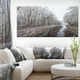 thumbnail image 1 of Trees in White Winter Landscape - Landscape Canvas Art Print, 1 of 3