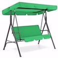 thumbnail image 2 of Funda para silla de columpio para jardín al aire libre, patio, silla de columpio, asiento y cubierta superior, toldo para sombrilla, verde Methold  HA005105-17, 2 of 6