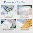 thumbnail image 2 of Double-Side Scratch-Free Wire Dishcloth, Multipurpose Wire Dishwashing Rags for Wet and Dry Non Scratch Dishcloth Rag, Reusable Metal Scrubbing Pads Sponge Cloths for Kitchen Cleaning (5pcs), 2 of 5