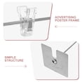 thumbnail image 3 of HAMPPLIES Support Compact pour Bannière de Table avec Cadre en Acier Inoxydable pour Enseignes Extérieures, 3 of 8