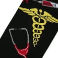 thumbnail image 3 of Cool Socks Nurse Fun Print Novelty Crew Socks for Men & Women, 3 of 6