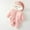 Pink, variant on Baby Winter Warm Fleece Lined Hooded Jumpsuit Full Zip 1 Piece Snowsuit Thick Padded Romper Cozy Outfit for Boys Girls Toddler 0 24 Months Cold Weather Wear(Pink,3-6 Months)