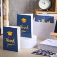thumbnail image 4 of Blue Graduation Thank You Cards 50 Pack Bulk Blank Notes For High School College End Of Year 2026, 4 of 6