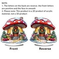 thumbnail image 6 of NWOKYZGH Christmas Desktop Decorative Items-2D Acrylic Ornaments, 6 of 6