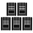 thumbnail image 1 of 5 Sets Bicycles Scratch Proof Stickers Bike Chain Frame Protective Stickers, 1 of 3