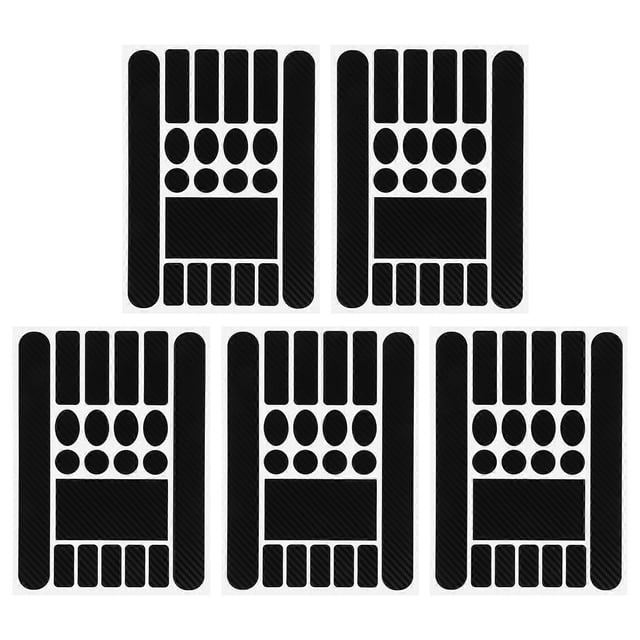 5 Sets Bicycles Scratch Proof Stickers Bike Chain Frame Protective Stickers