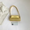 thumbnail image 3 of Bolso bandolera para mujer Bolso de mano de PU de diseñador de lujo para viajes de oficina (Oro), 3 of 6