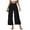 Black, variant on Woman Pants Wide Leg Baggy Mint Green Pant Women Casual Comfortable Pants Women Summer Clothes