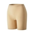 thumbnail image 4 of YDFCWXW Women's Slip Shorts, Comfortable Boyshorts Panties, Anti-chafing Spandex Shorts for Under Dress (Beige, S), 4 of 4