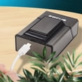 thumbnail image 5 of FYROXIA 2-in-1 Cigarette Case with Integrated Tungsten Lighter - USB Rechargeable Windproof Igniter featuring One-Button Pop-Up Access for 20 Standard Cigarettes, 5 of 7